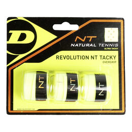Dunlop Revolution NT Tacky Overgrip gelb 3er